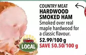 Farm Boy Hardwood smoked ham offer