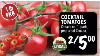 Farm Boy Cocktail tomatoes offer
