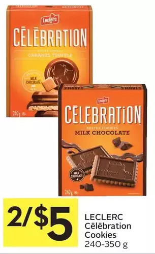 Foodland Leclerc célébration cookies offer
