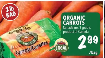 Farm Boy Organic carrots offer