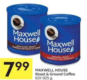 Foodland Maxwell house roast & ground coffee offer