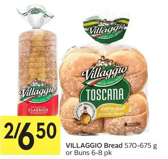 Foodland Villaggio bread or buns offer