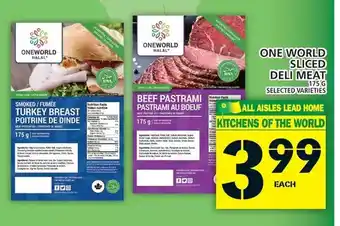 Food Basics One world sliced deli meat offer