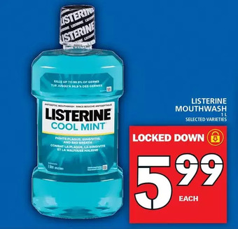 Food Basics Listerine mouthwash offer