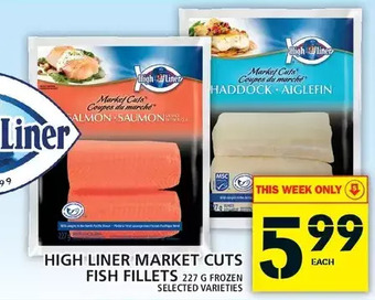 Food Basics High liner market cuts fish fillets offer