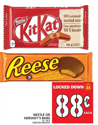 Food Basics Nestle or hershey's bars offer