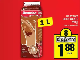 Food Basics Beatrice chocolate milk offer
