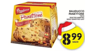 Food Basics Bauducco panettone offer