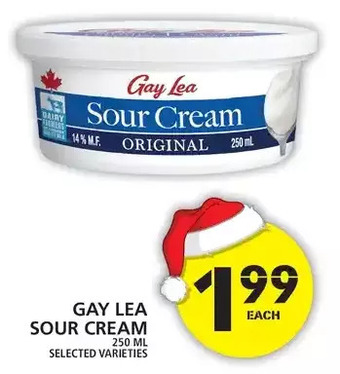 Food Basics Gay lea sour cream offer