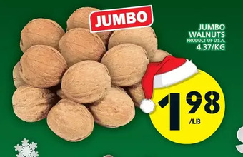 Food Basics Jumbo walnuts offer