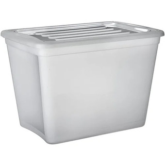 Canadian Tire 72l clear tote offer