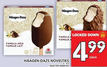 Food Basics Haagen-dazs novelties offer