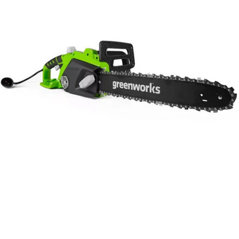 Canadian Tire Greenworks 12a chainsaw, 16" offer