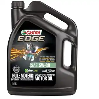 Canadian Tire Castrol edge titanium performance synthetic motor oil | edge extended performance synthetic motor oil offer