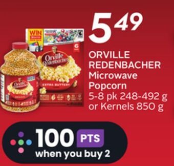 Sobeys Orville redenbacher microwave popcorn offer