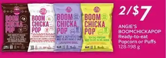 Sobeys Angie's boomchickapop ready-to-eat popcorn or puffs offer