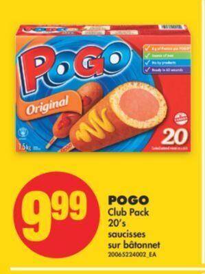 No Frills Pogo, 20's offer