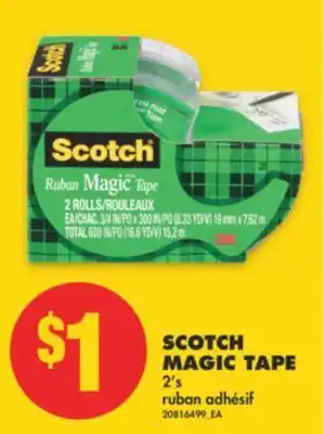 No Frills Scotch magic tape, 2's offer