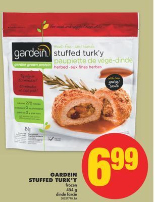 No Frills Gardein stuffed turk'y, 454 g offer