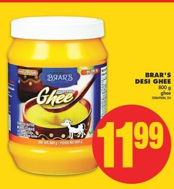 No Frills Brar's desi ghee, 800 g offer