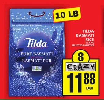Food Basics Tilda basmati rice offer