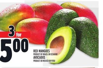 Metro Red mangoes offer