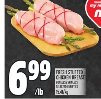 Metro Fresh stuffed chicken breast boneless skinless offer