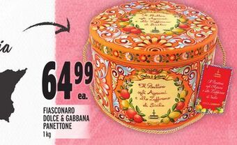 Metro Fiasconaro dolce & gabbana panettone offer
