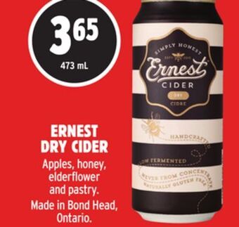 Metro Ernest dry cider offer