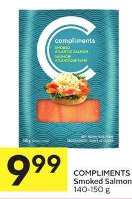 Foodland Compliments smoked salmon 140-150 g offer