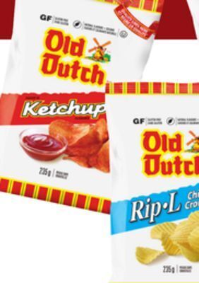 Foodland Old dutch potato chips 235 g or ridgies 200-220 g offer
