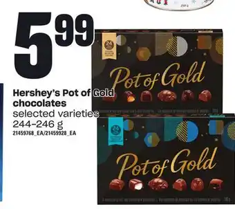 Independent Grocer Hershey's pot of gold chocolates, 244-246 g offer