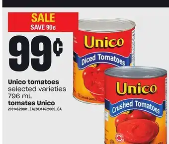 Independent Grocer Unico tomatoes, 796 ml offer