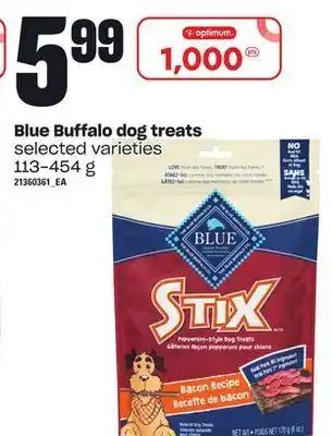 Independent Grocer Blue buffalo dog treats, 113-454 g offer