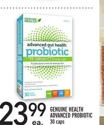 Metro Genuine health advanced probiotic offer