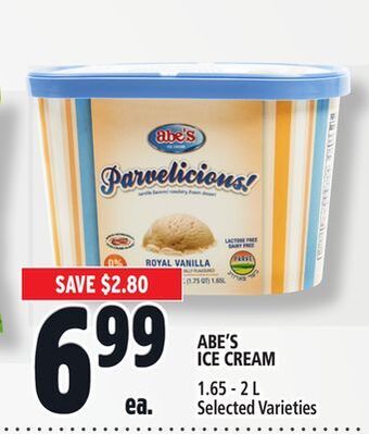 Metro Abe's ice cream offer