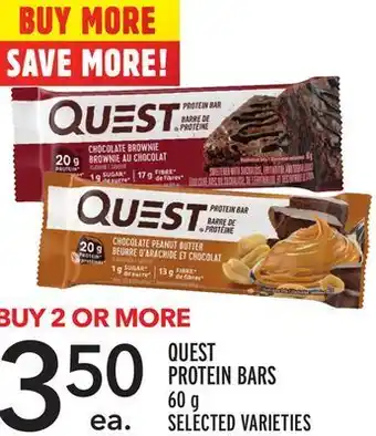 Metro Quest protein bars offer