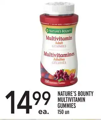 Metro Nature's bounty multivitamin gummies offer