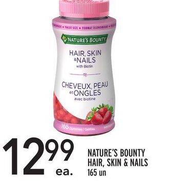 Metro Nature's bounty hair, skin & nails offer