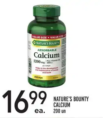 Metro Nature's bounty calcium offer