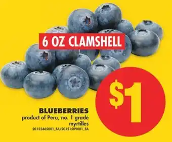 No Frills Blueberries, 6 oz clamshell offer
