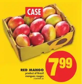 No Frills Red mango, case offer