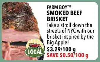Farm Boy Farm boy™ smoked beef brisket offer