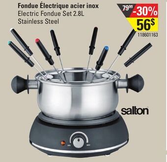 Sushi Shop Salton electric fondue set 2.8l stainless steel offer