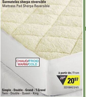 Sushi Shop Mattress pad sherpa reversible offer