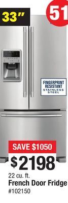 Bad Boy Superstore Maytag 22 cu. ft. french door fridge offer