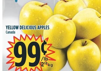 Marché Adonis Yellow delicious apples offer