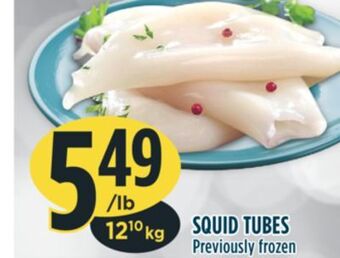 Marché Adonis Squid tubes offer