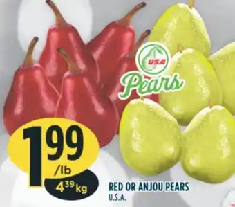 Marché Adonis Red or anjou pears offer