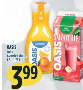 Marché Adonis Oasis juice offer